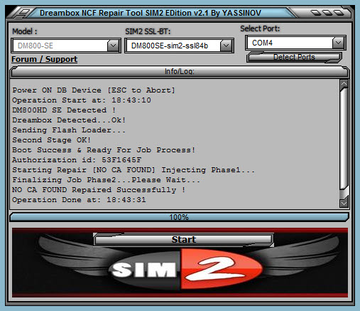 Dreambox ncf repair tool sim2 edition v2 download
